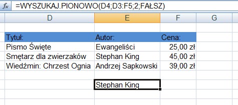 excel matura